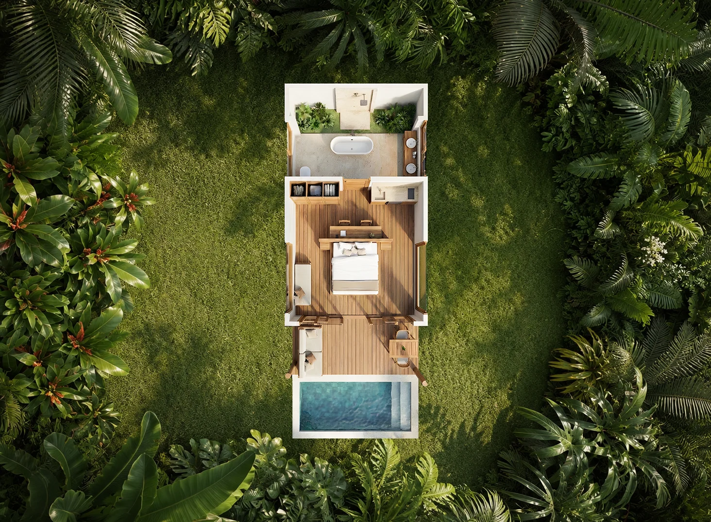 Villa Tropical floor plan